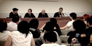 bilbao4 @emulenews, @Fooly_Cooly, @Irreductible y @elprofedefisica en el "Zoo de partículas"