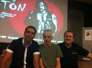 IMG_2383 Con @Xurxomar y @DaniEPAP minutos antes del estreno de "Protón"