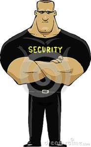 guardia-de-seguridad-en-un-fondo-blanco-29865763