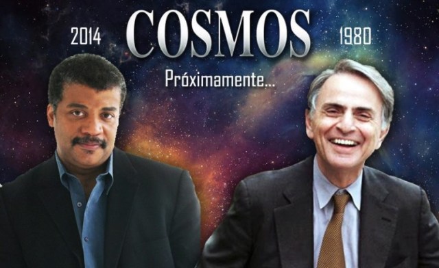 Neil deGrasse Tyson (izq.) y Carl Sagan (der.)