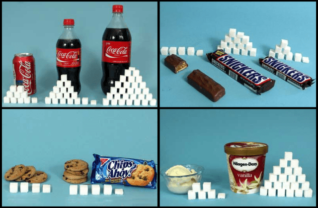 Alimentos con azúcares añadidos