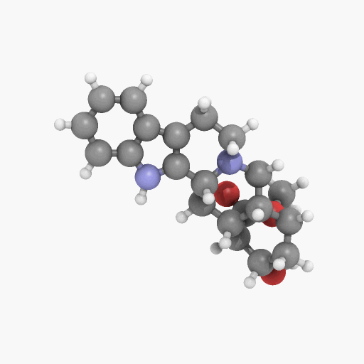 Yohimbina (imagen elaborada por Manuel Almagro (@moleculd)