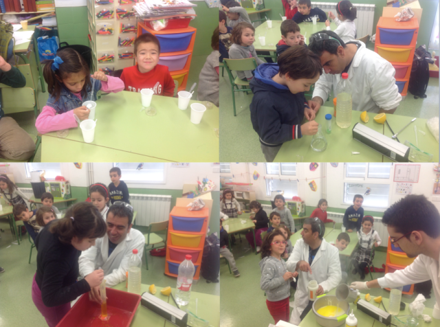 Rhut, Zoe, Angel, Sara y Sergio en plena acción