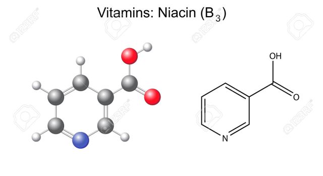 30028560-F-rmula-qu-mica-estructural-y-el-modelo-de-cido-nicot-nico-niacina-vitamina-b3-ilustraci-n-2d-y-3d-a-Foto-de-archivo.jpg
