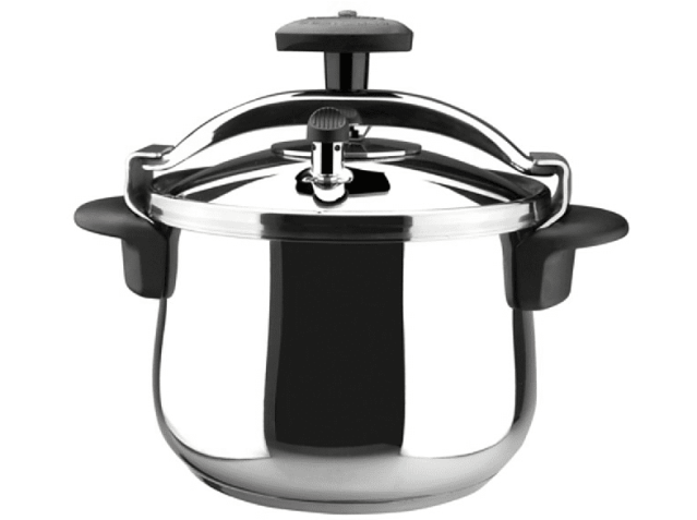 Olla-a-presión---Megafesa-Star-Bombeada--Capacidad-10L--Acero-Inoxidable